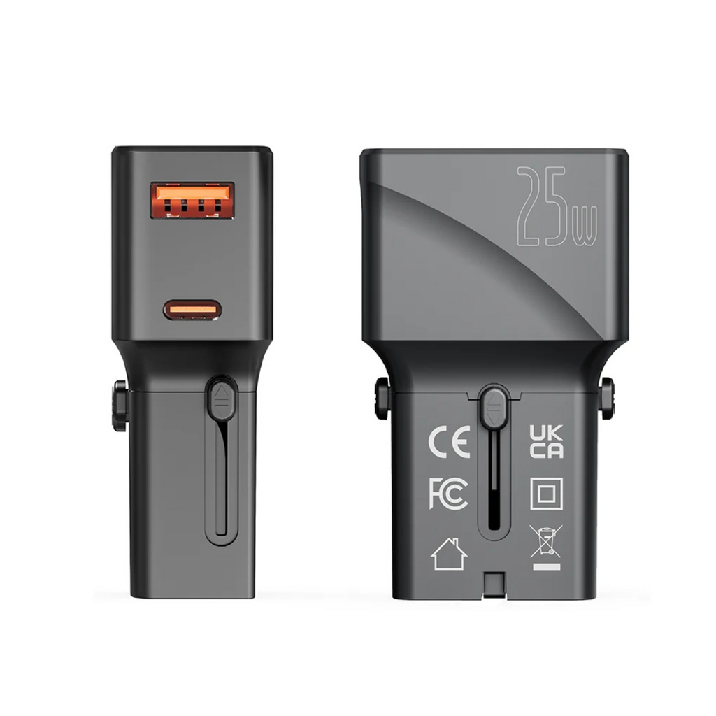 25W Multifunctional Travel Adaptor