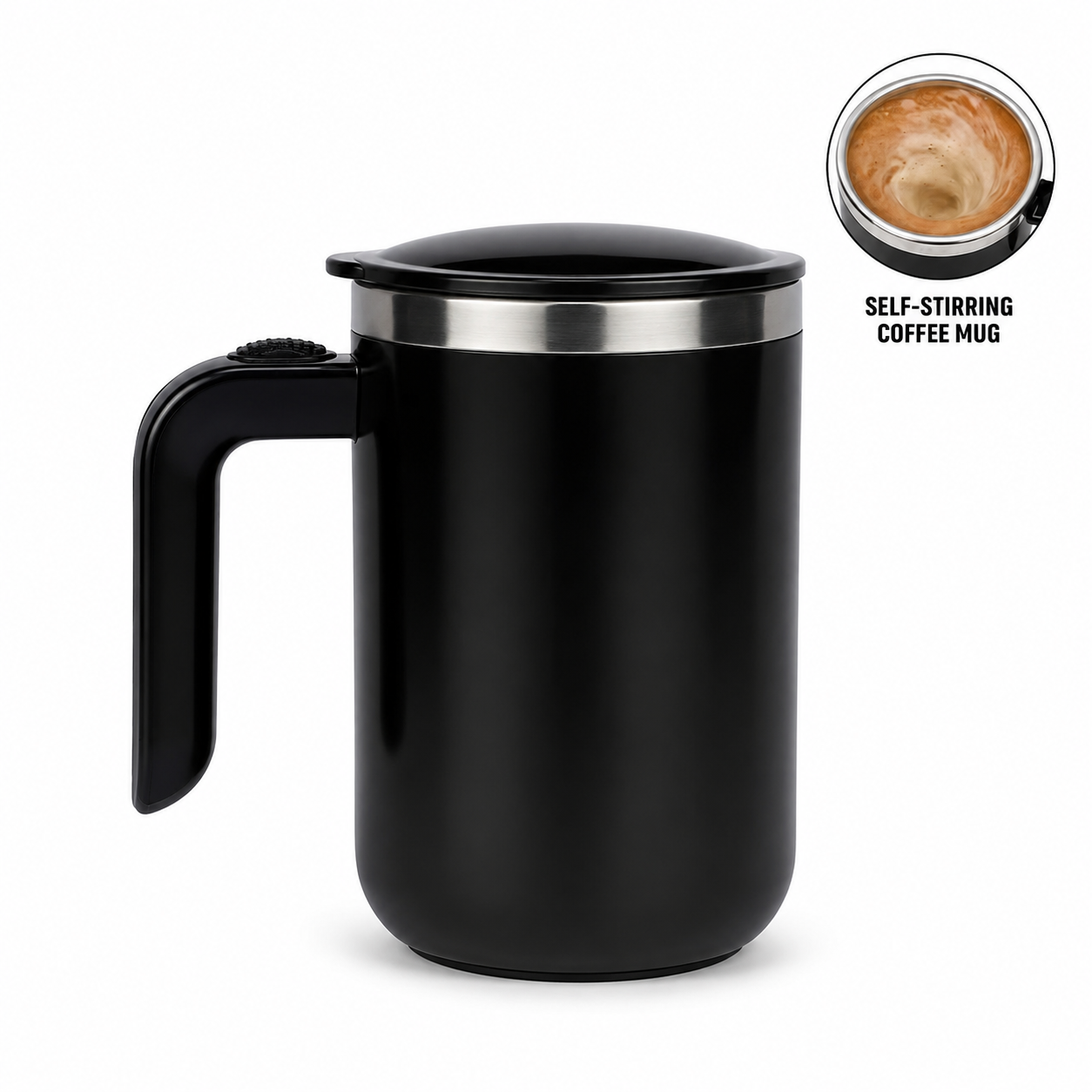 Auto-Stirring Coffee Mug by Hans Larsen