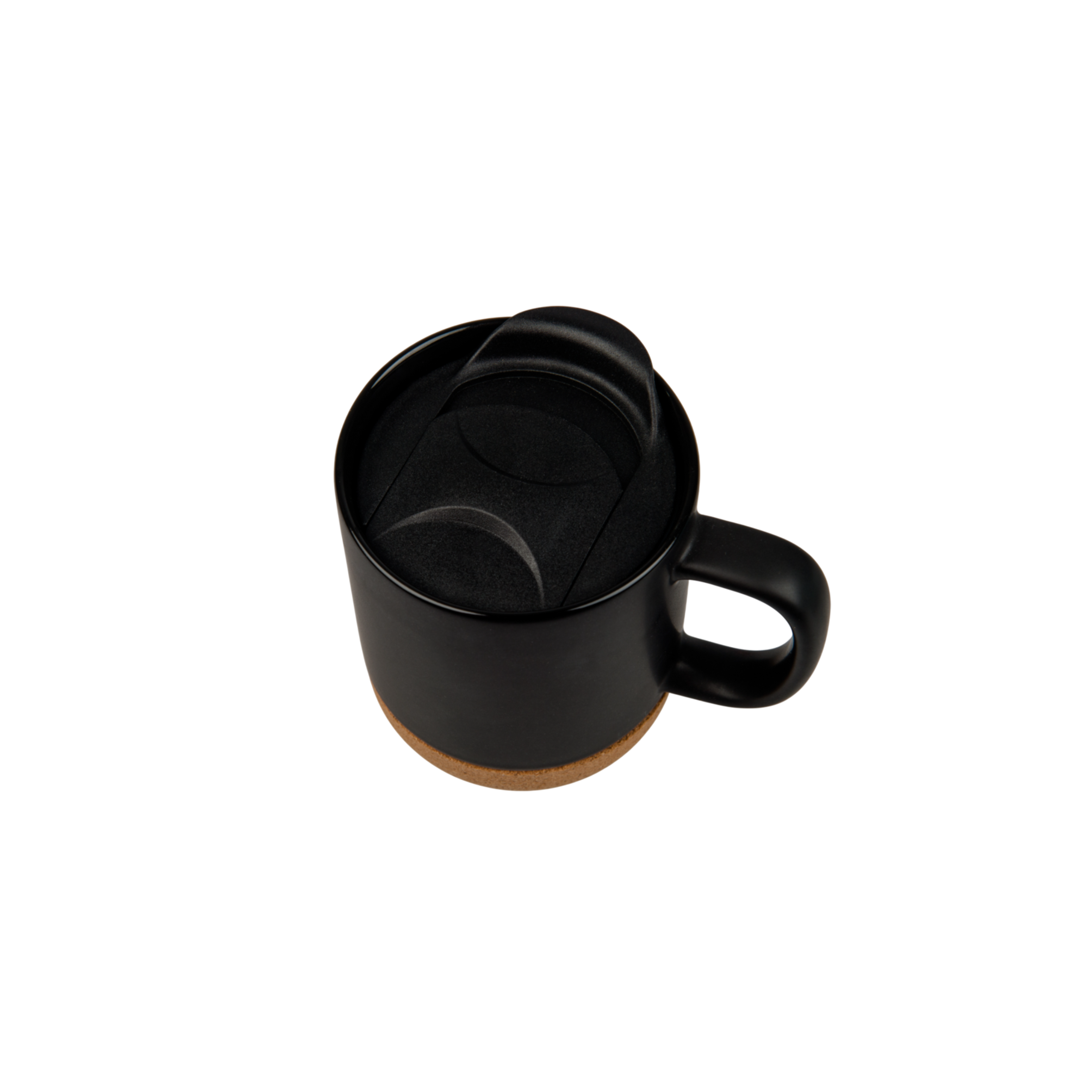 WELLZ Ceramic Mug with Cork and Lid
