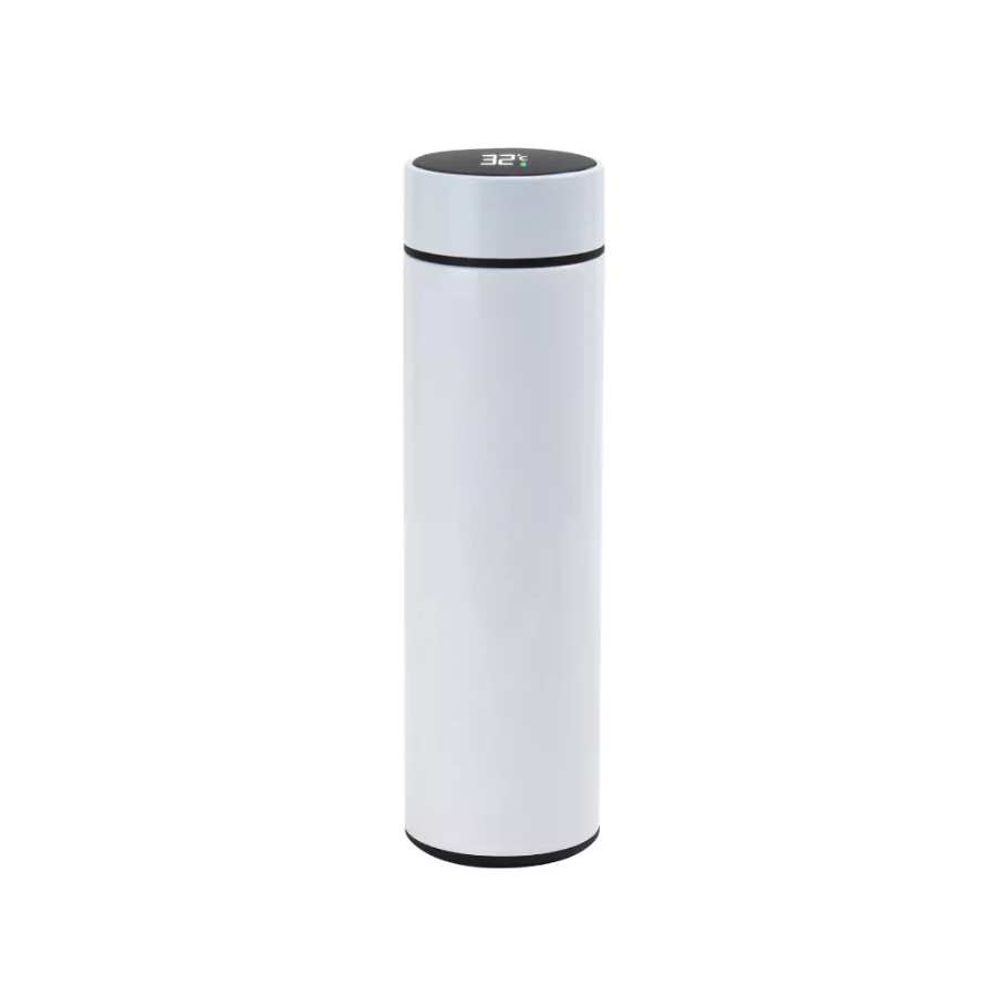 Double Wall Bottle With Temperature Display Lid 450ml