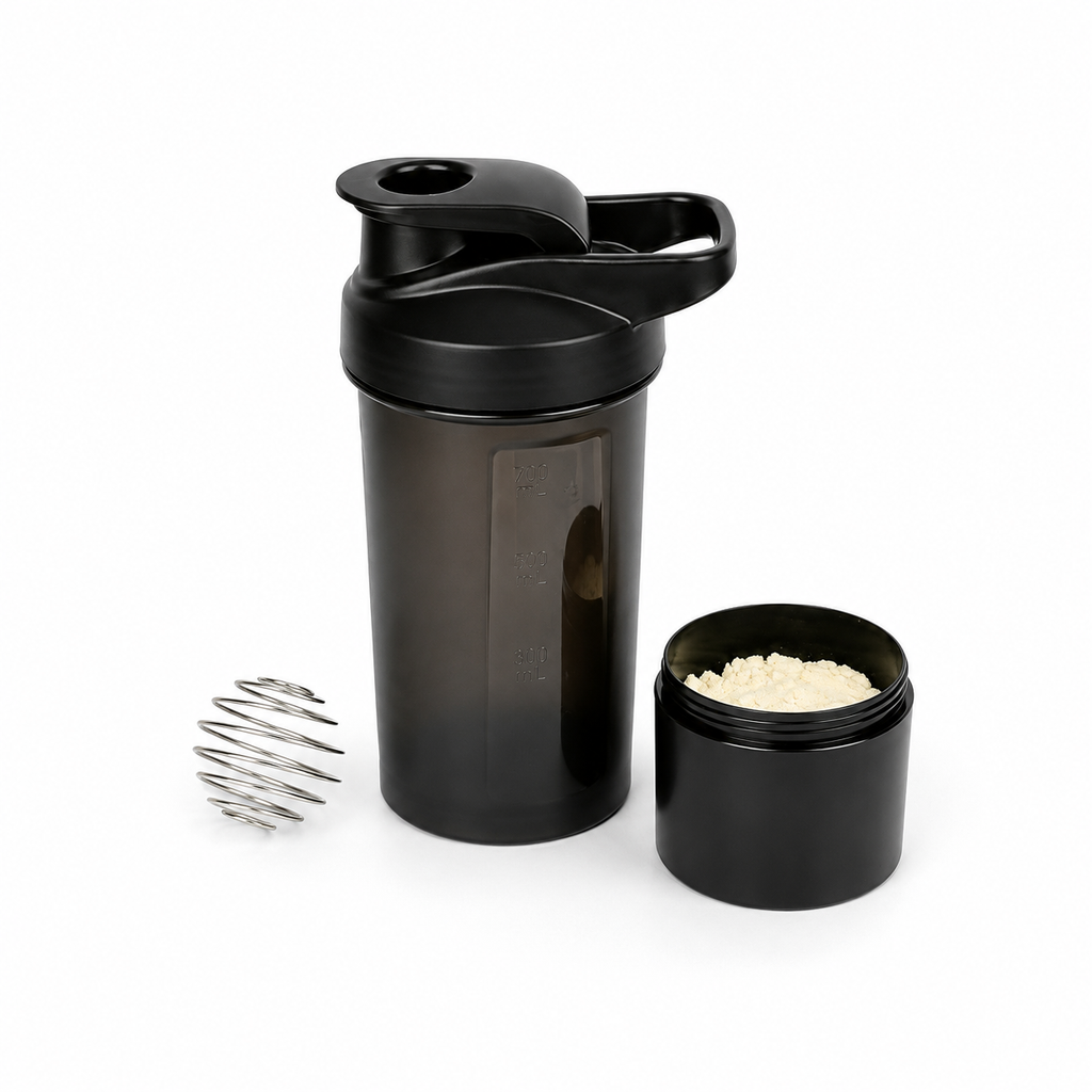 WELLZ Protein Shaker Water Bottle with Cup by Giftology