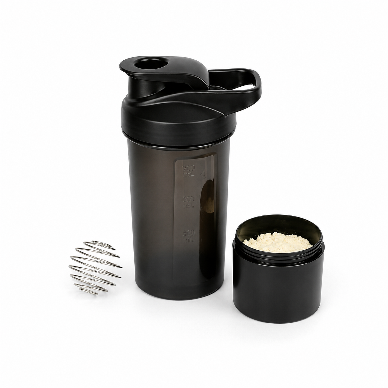 WELLZ Protein Shaker Water Bottle with Cup by Giftology