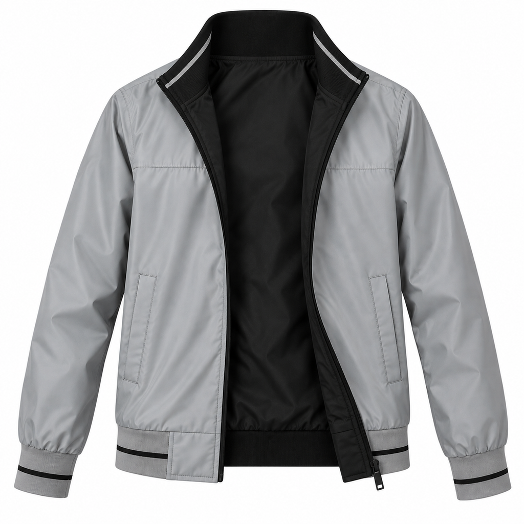 SANTHOME Women’s Lightweight Reversible Bomber Jacket – Waterproof Varsity Windbreaker