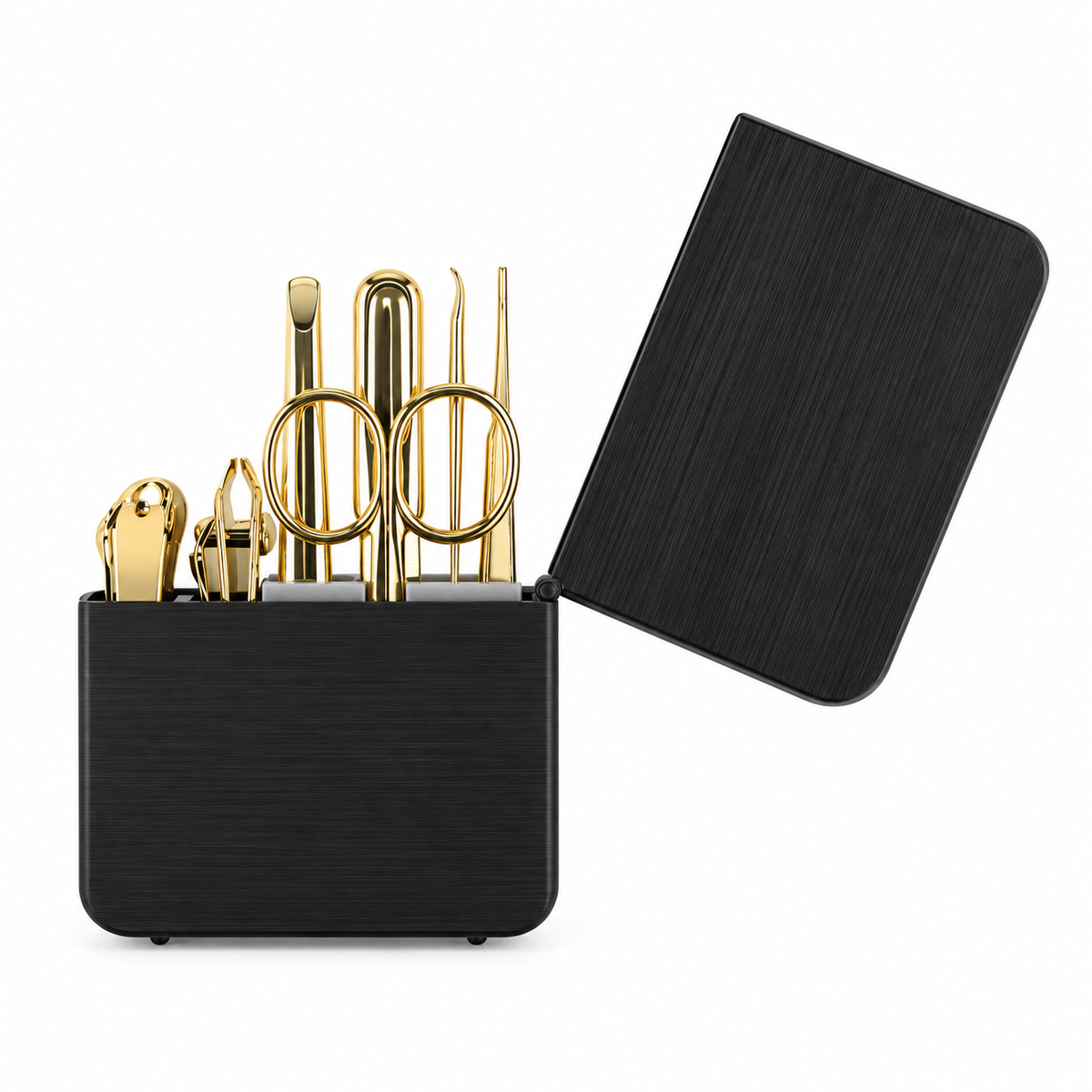 WELLZ Premium 7-Piece Gold Plated Manicure Set