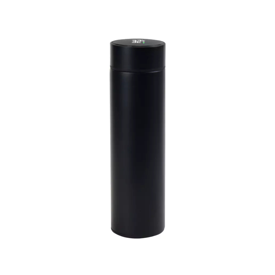 Double Wall Bottle With Temperature Display Lid 450ml