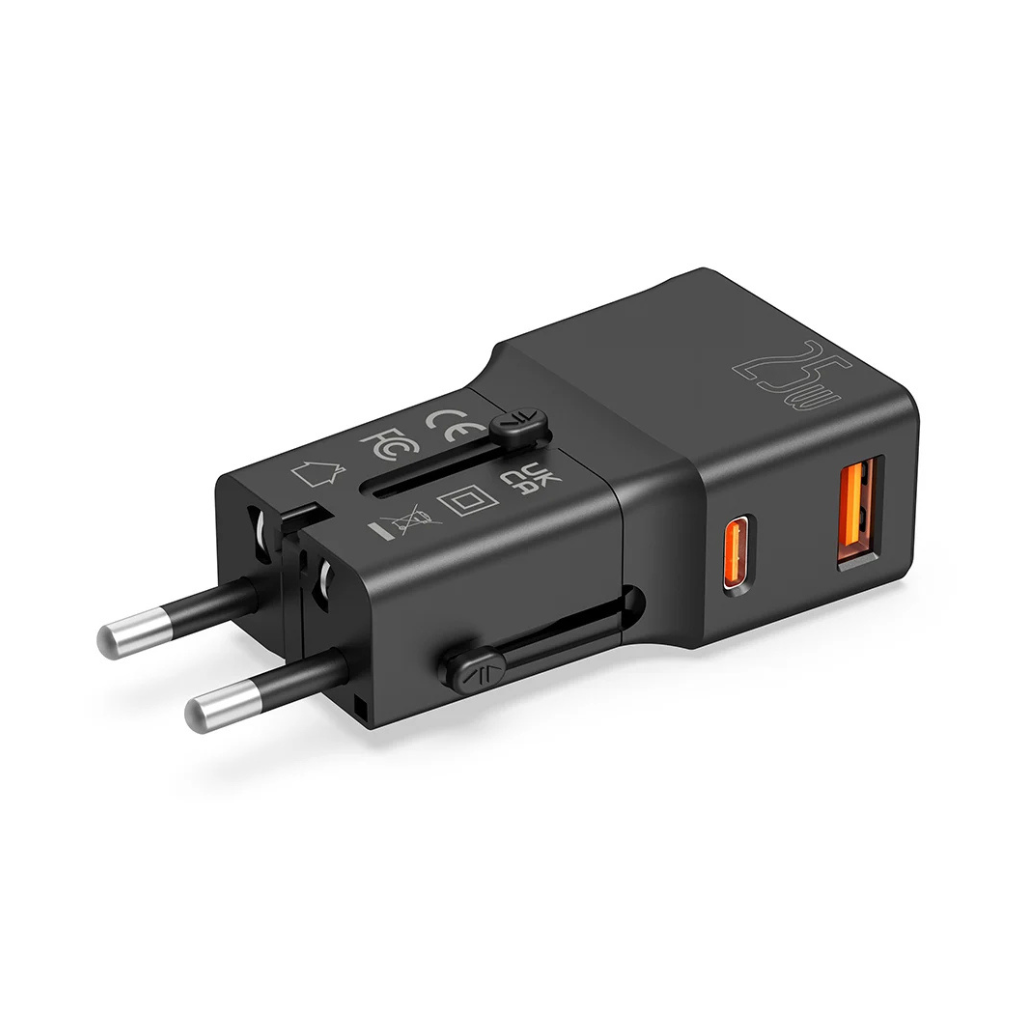 25W Multifunctional Travel Adaptor