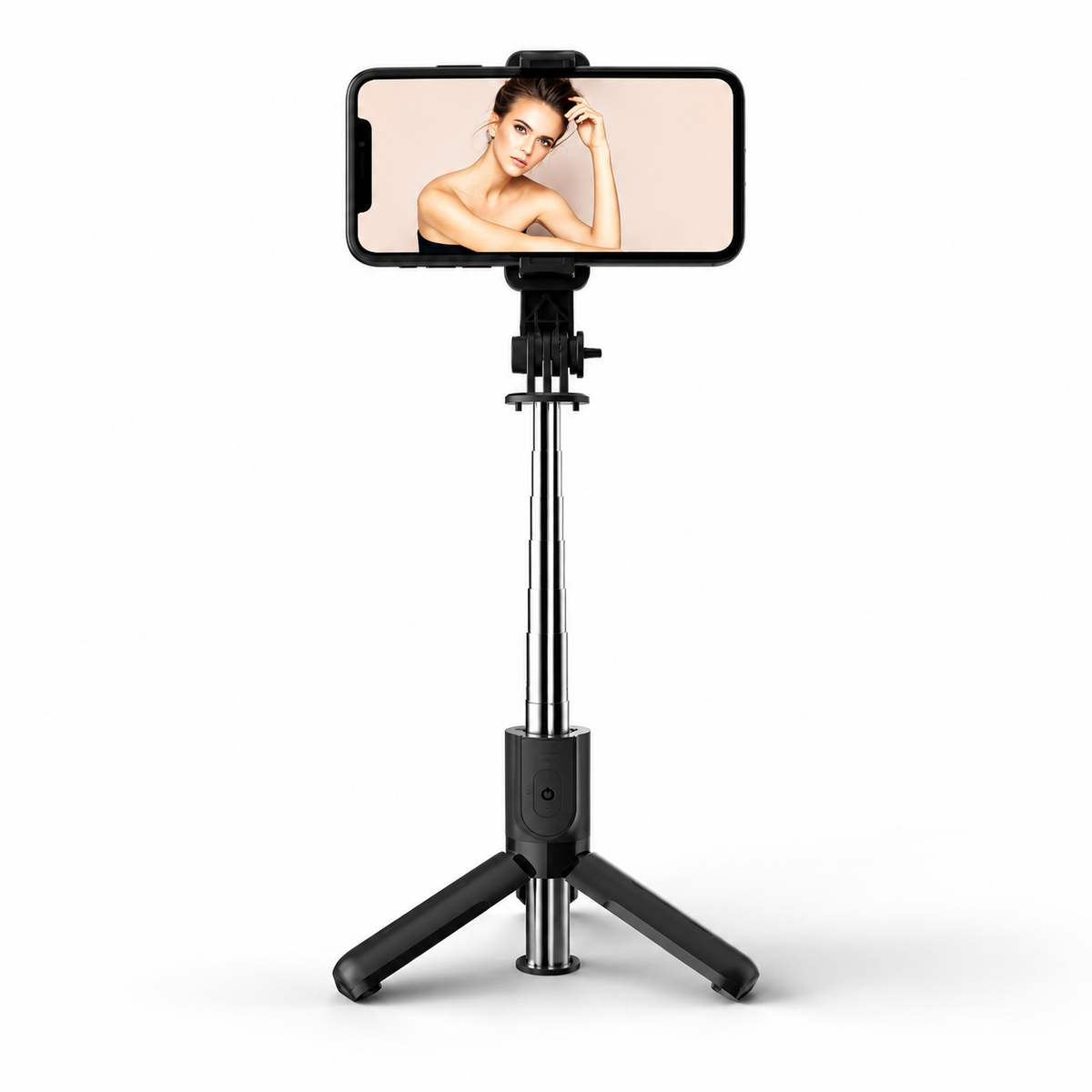 3-in-1 mobile tripod with Bluetooth selfie stick and camera shutter by memorii