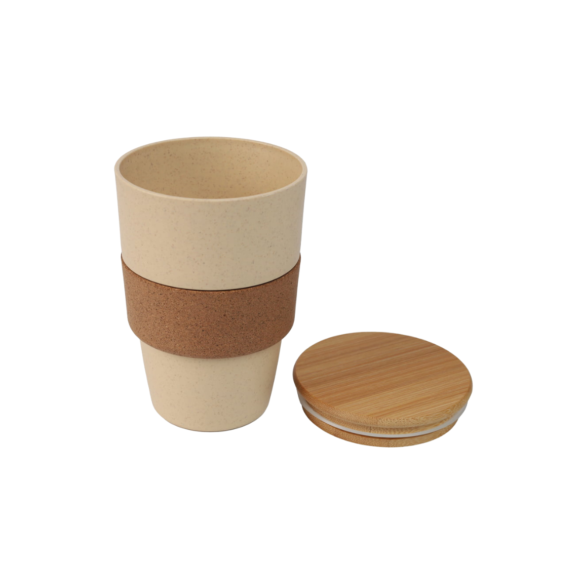 Wheat Straw Cork Grip Tumbler - 450 ml