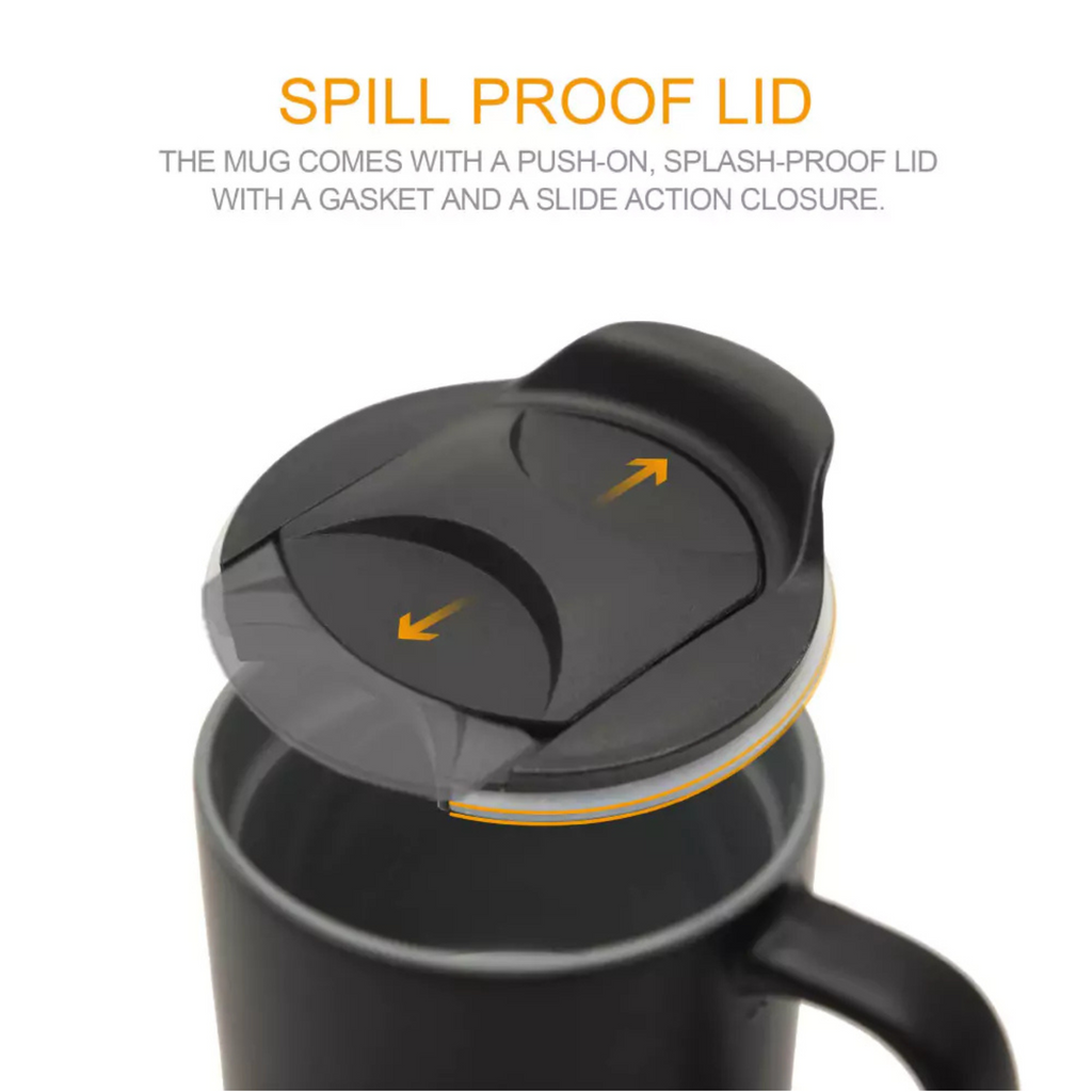 WELLZ Ceramic Mug with Cork and Lid