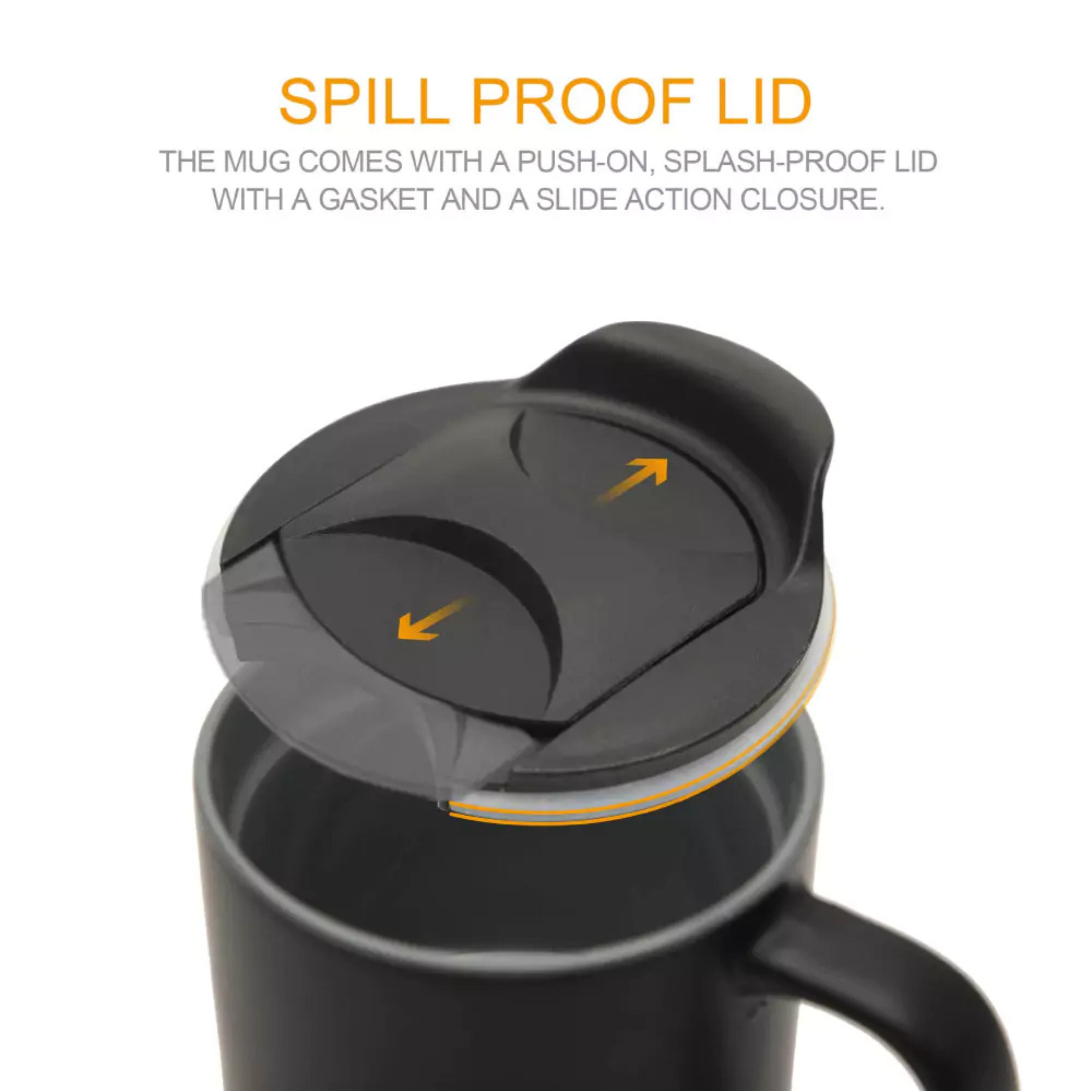 WELLZ Ceramic Mug with Cork and Lid