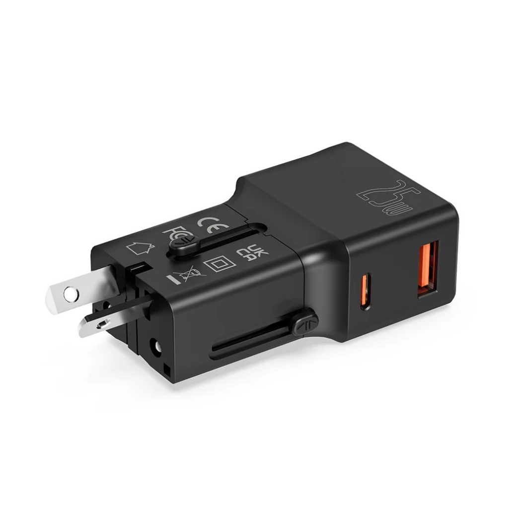 25W Multifunctional Travel Adaptor