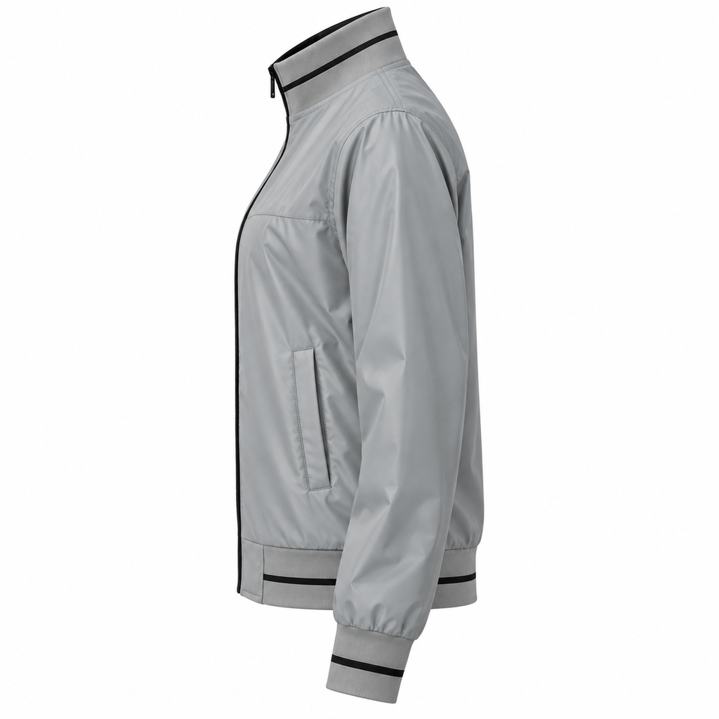 SANTHOME Women’s Lightweight Reversible Bomber Jacket – Waterproof Varsity Windbreaker