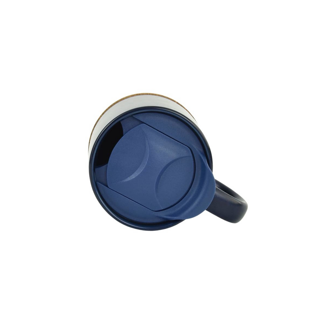 WELLZ Ceramic Mug with Cork and Lid