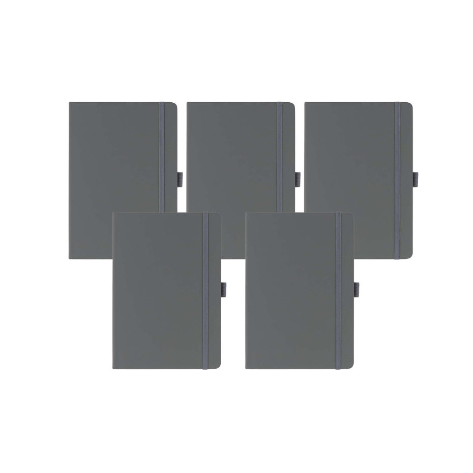 A5 PU Notebook with Pen Loop (Pack of 5)