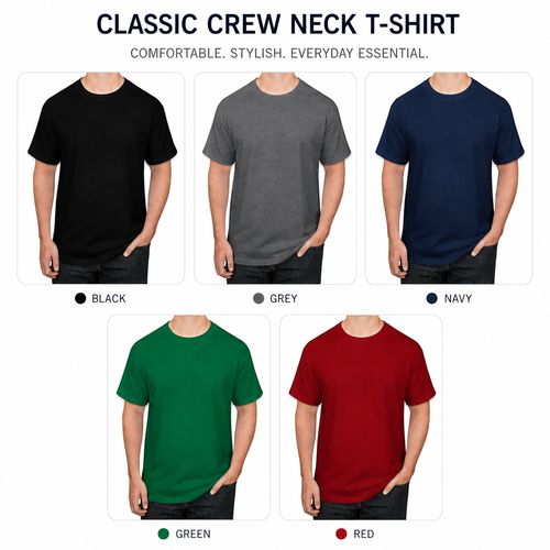 Adult Performance Roundneck T-Shirt (Pack of 5)