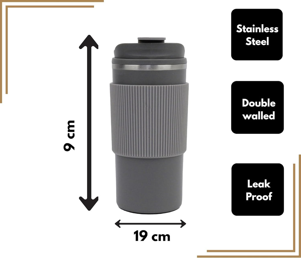 Coffee Mug with Silicone Grip 500ml