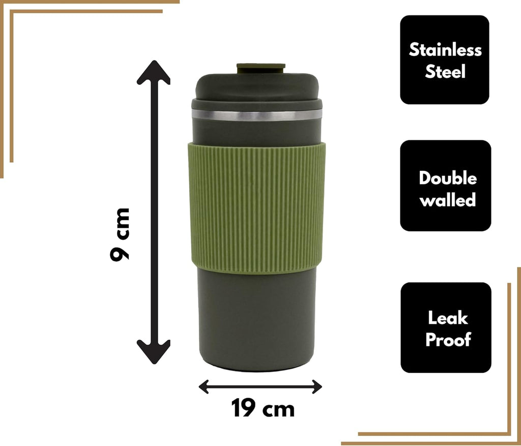 Coffee Mug with Silicone Grip 500ml