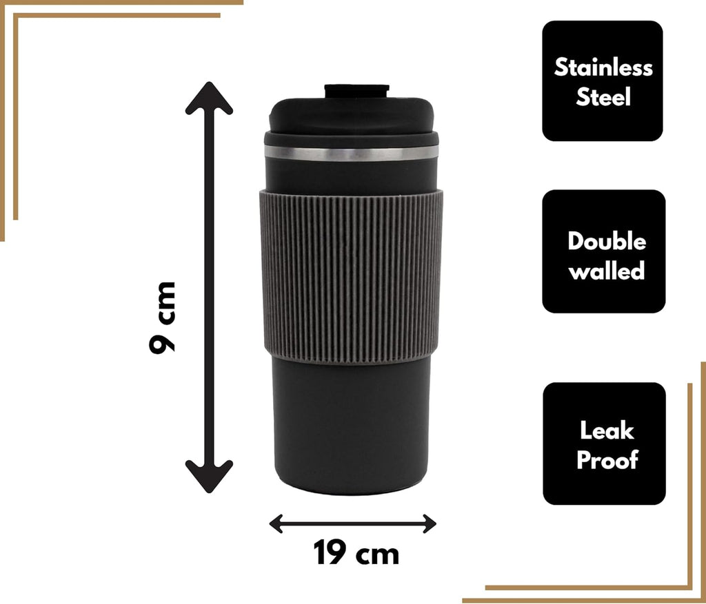 Coffee Mug with Silicone Grip 500ml