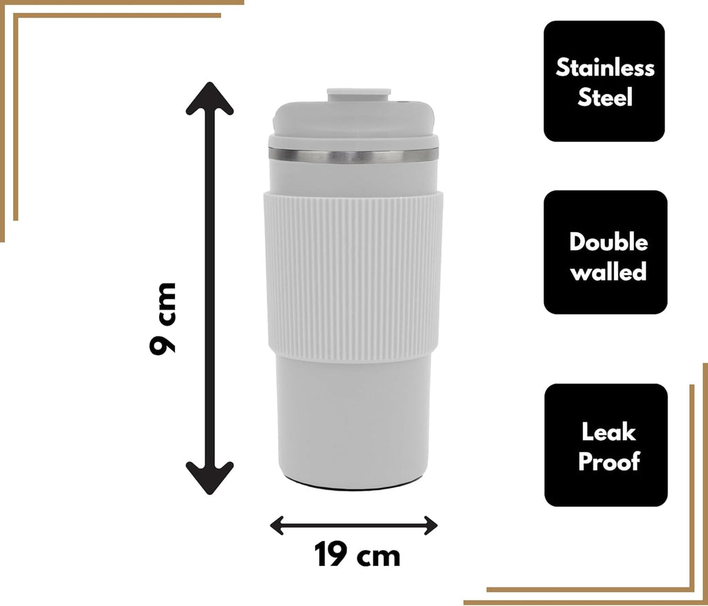 Coffee Mug with Silicone Grip 500ml