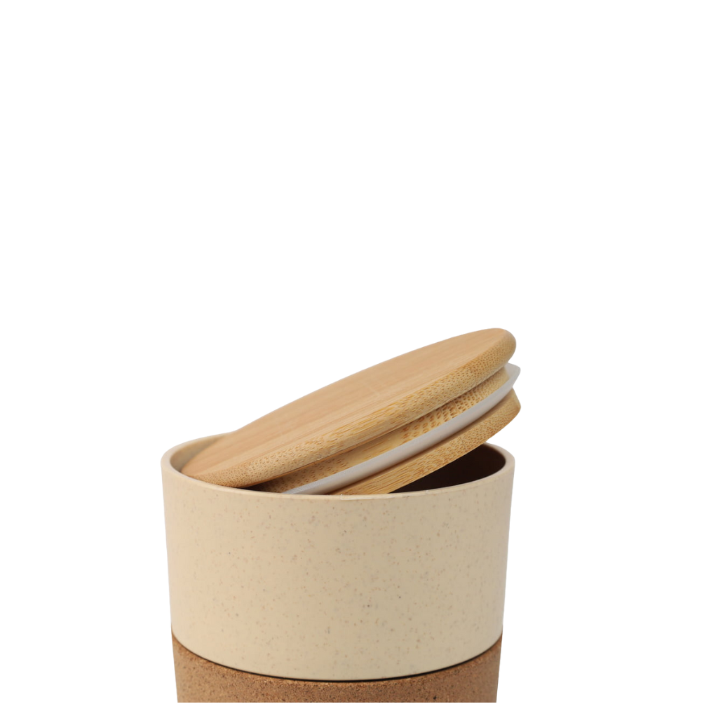 Wheat Straw Cork Grip Tumbler - 450 ml