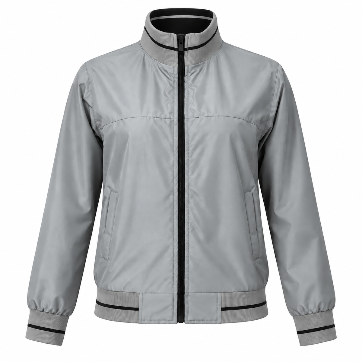 SANTHOME Women’s Lightweight Reversible Bomber Jacket – Waterproof Varsity Windbreaker