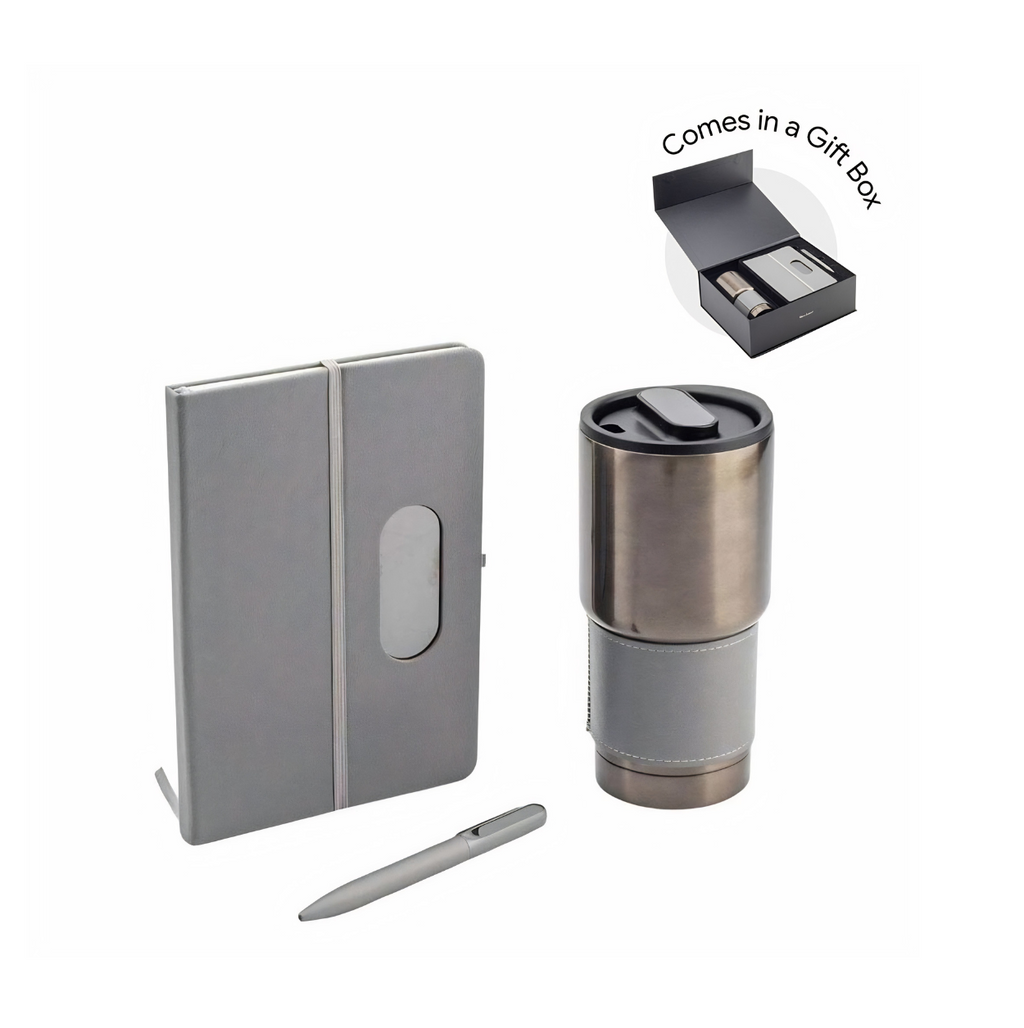 Premium Gift Set of Tumbler, Notebook and Pen (Hans Larsen)