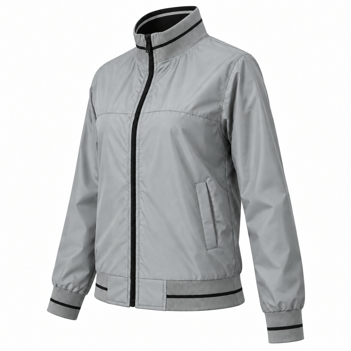 SANTHOME Women’s Lightweight Reversible Bomber Jacket – Waterproof Varsity Windbreaker