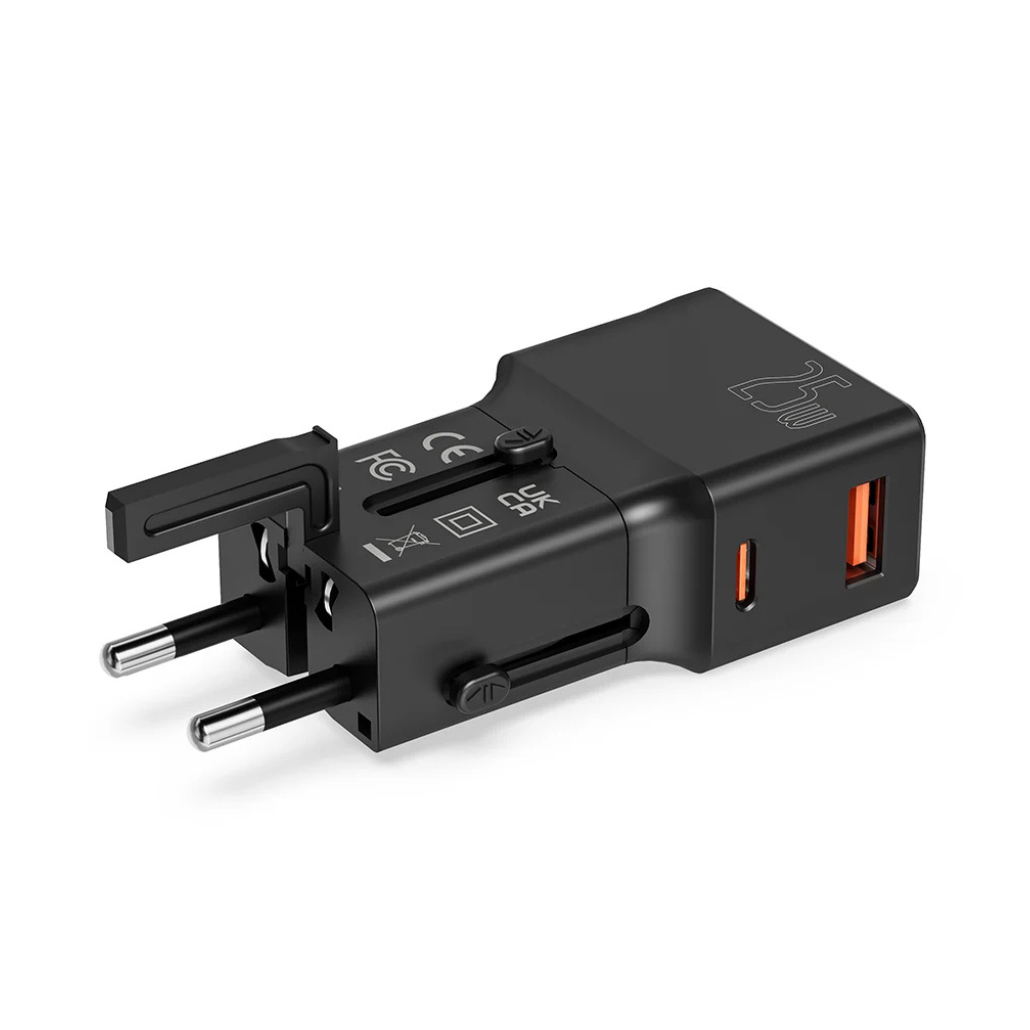 25W Multifunctional Travel Adaptor