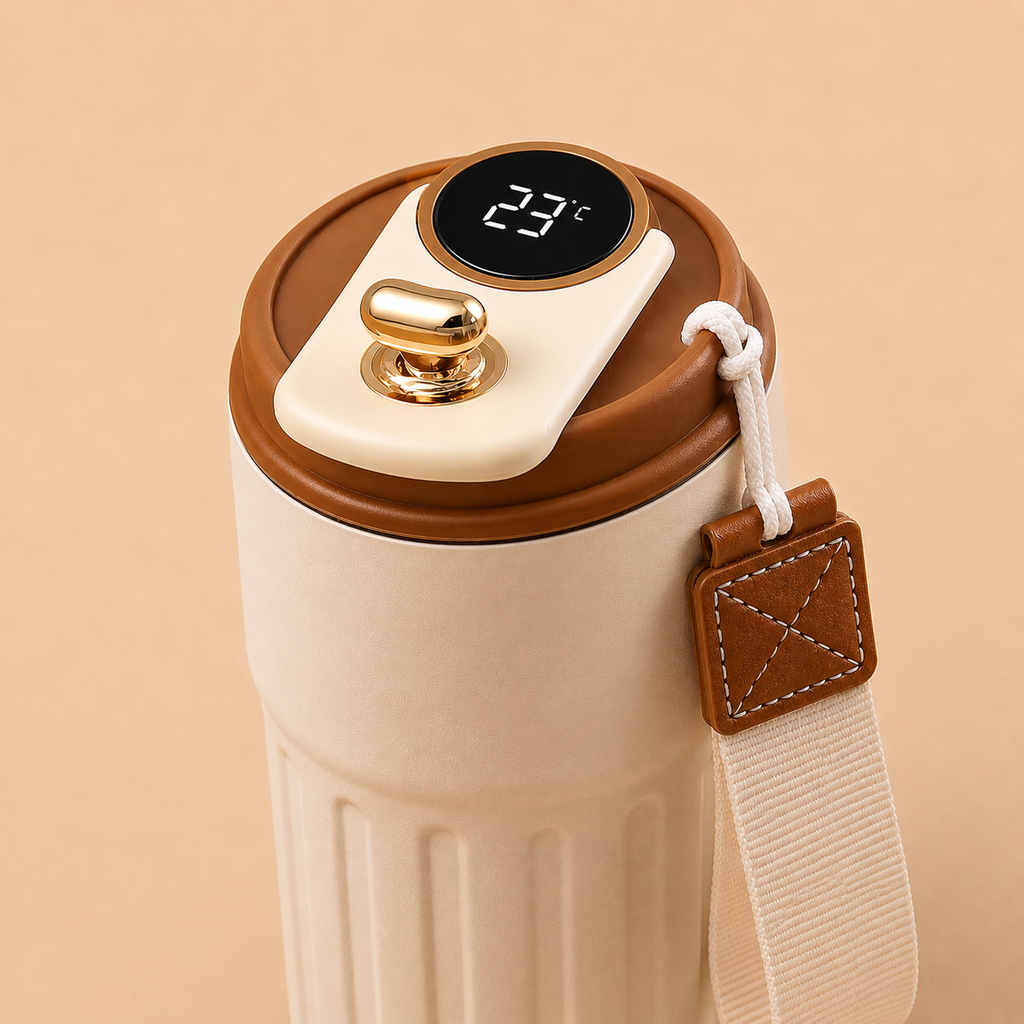 WELLZ COFFEE 460ml Smart Temperature Travel Mug