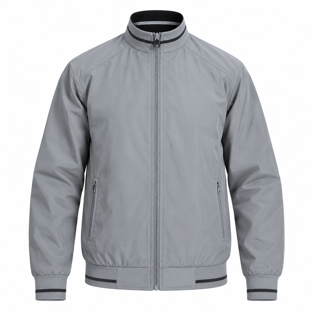 Men’s Lightweight Reversible Bomber Windbreaker Jacket
