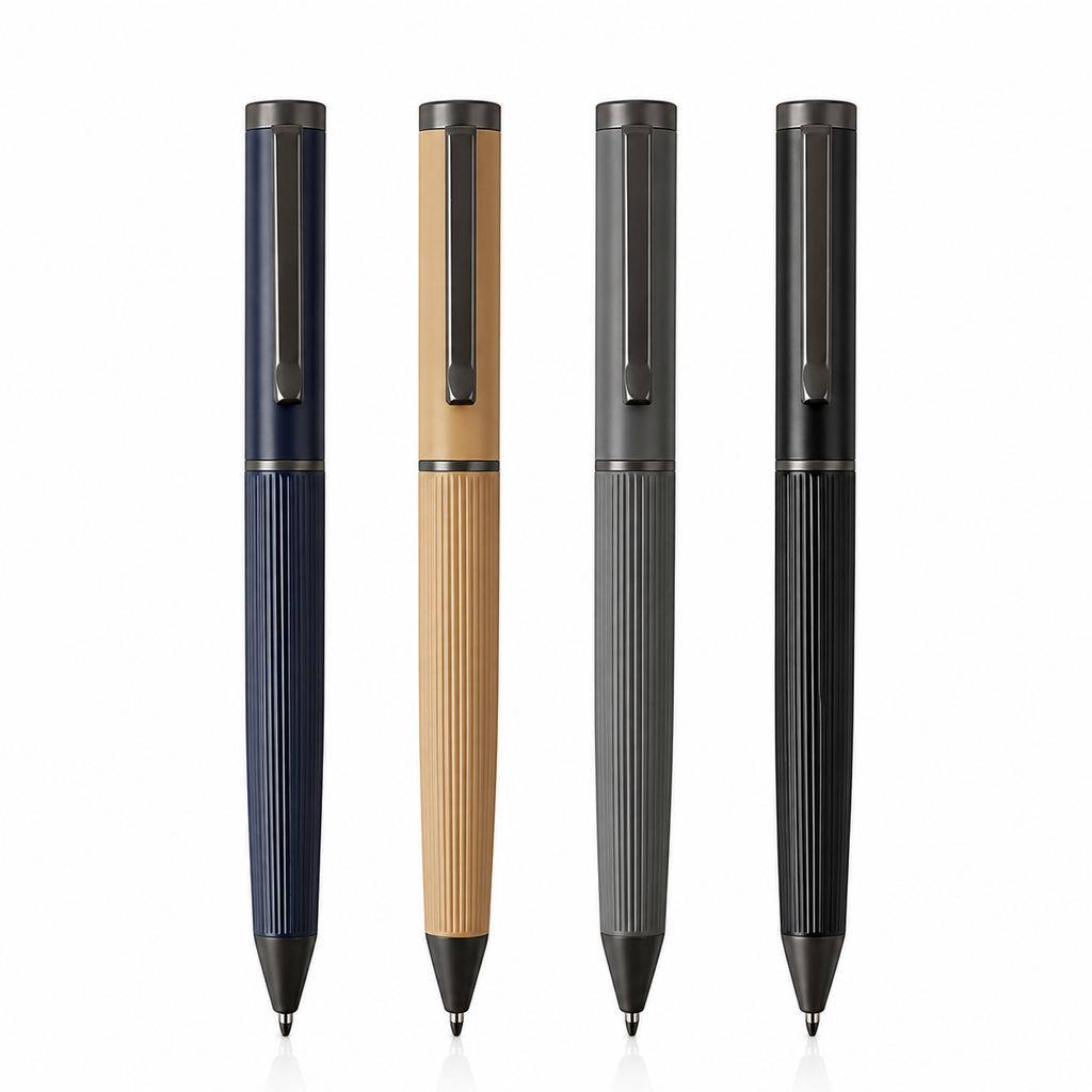 Premium SS & Copper Metal Pen Bundle (4 Pieces)