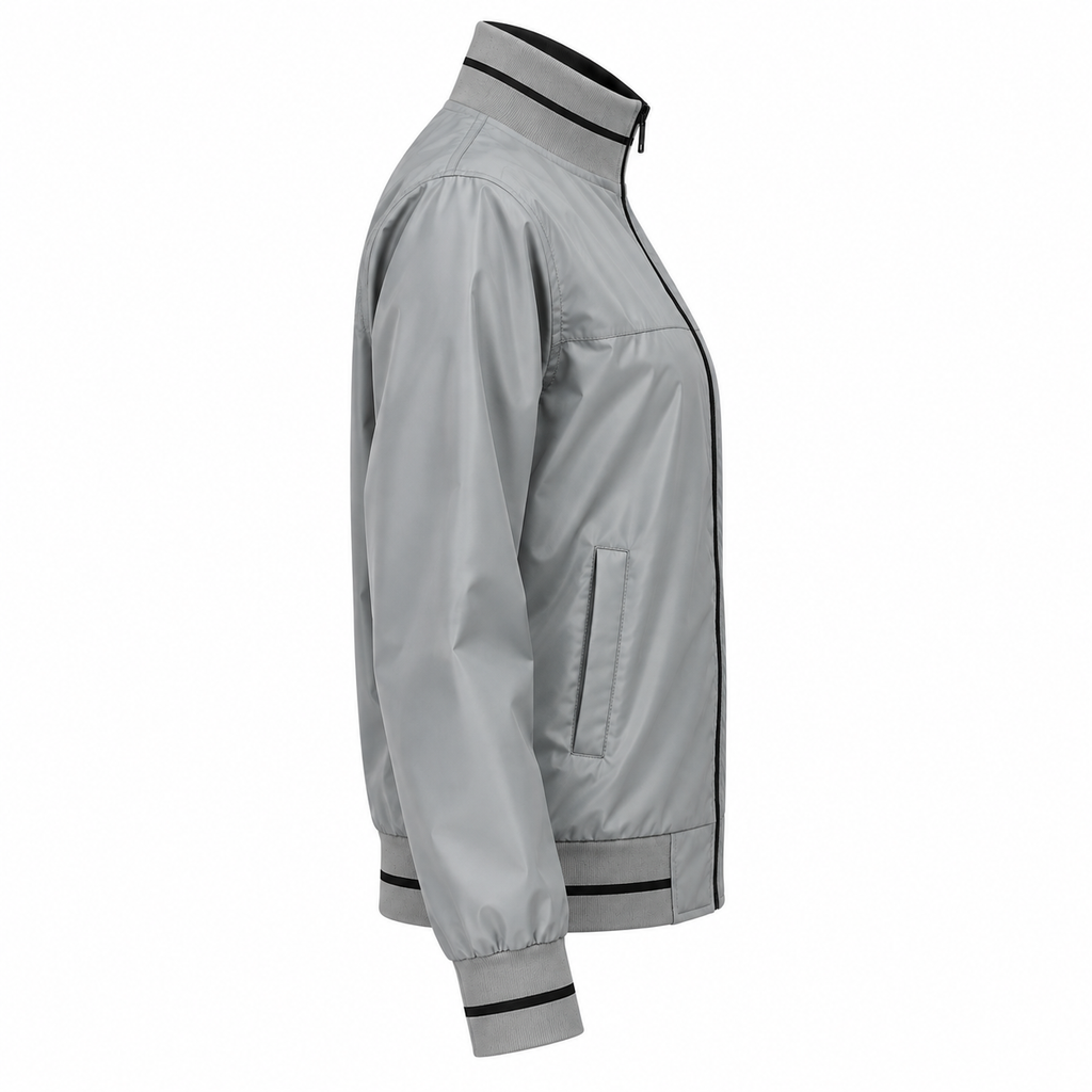 SANTHOME Women’s Lightweight Reversible Bomber Jacket – Waterproof Varsity Windbreaker