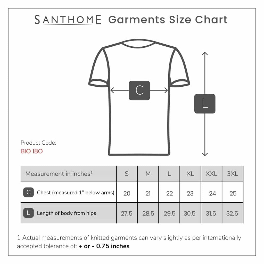 BioOne80 Premium Crew-neck T-shirt by SANTHOME