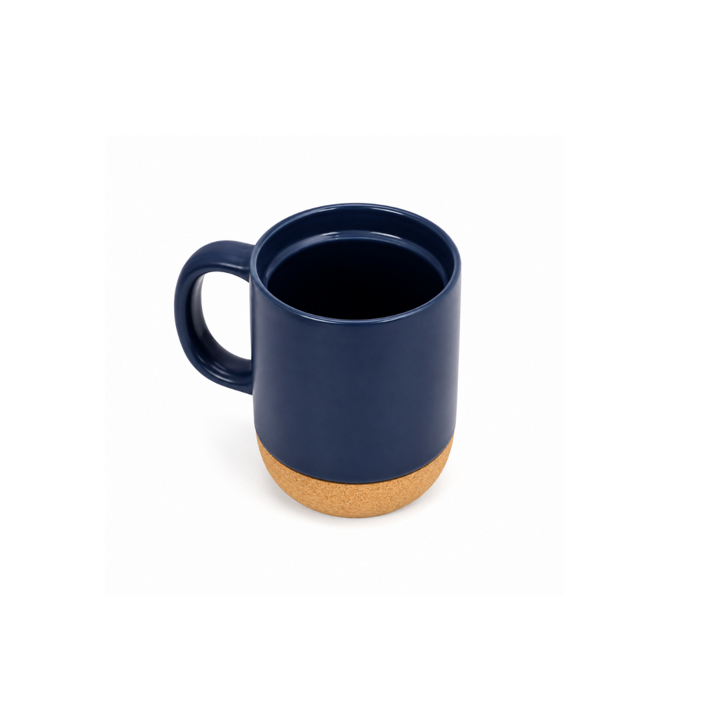 WELLZ Ceramic Mug with Cork and Lid