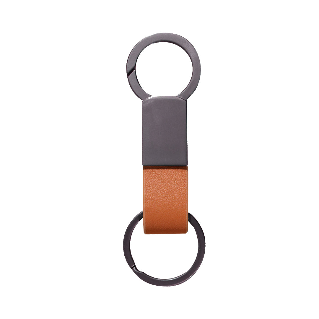 PU Leather & Metal Keychain