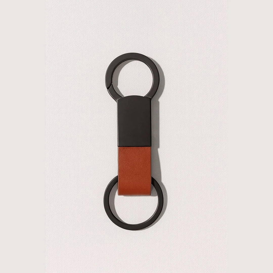 PU Leather & Metal Keychain
