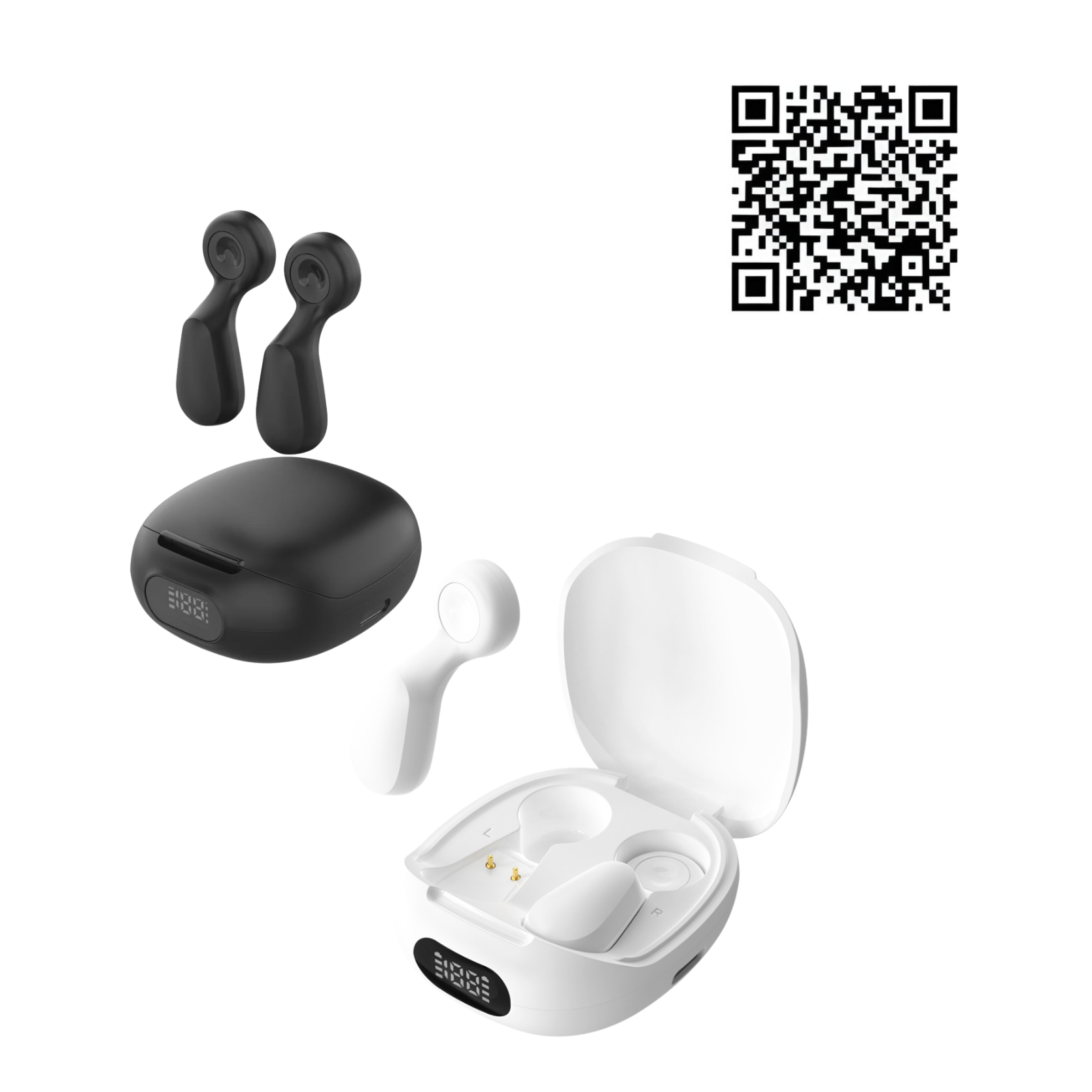 Compact TWS 5.4 Bluetooth Earbuds
