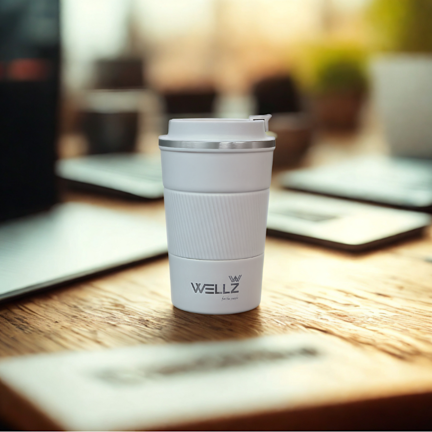 Coffee Mug with Silicone Grip 380ml