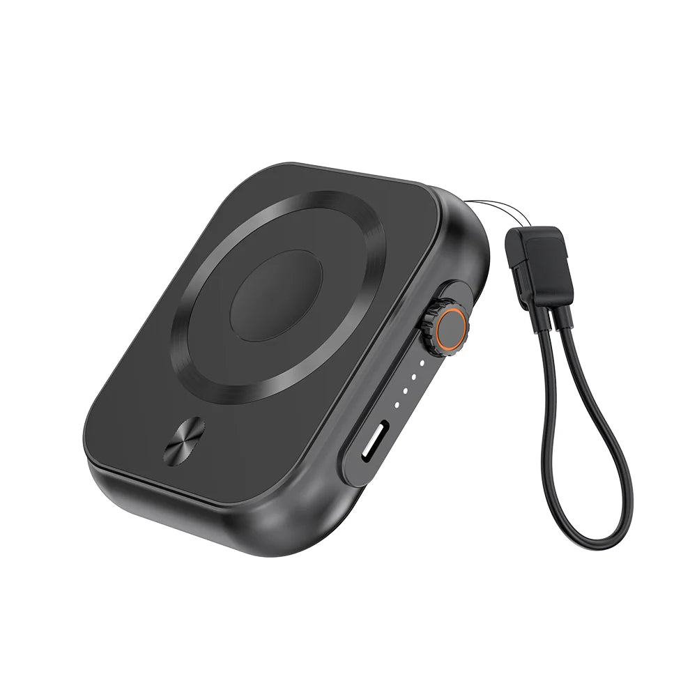 5000mAh Power Bank with 20W Type -C Output Wireless Charger