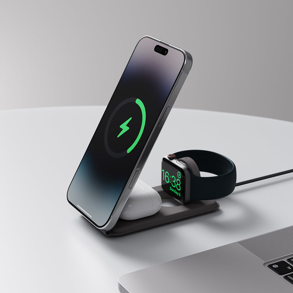 15W Foldable 3 in 1 Wireless Charger