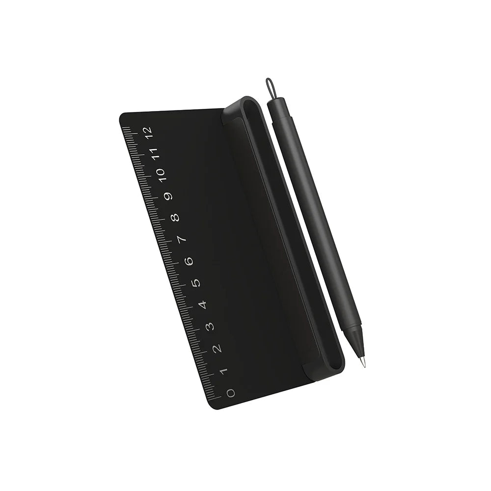 A5 Recycled 96 Sheets Notebook with Magnetic Phone Stand & Ruler