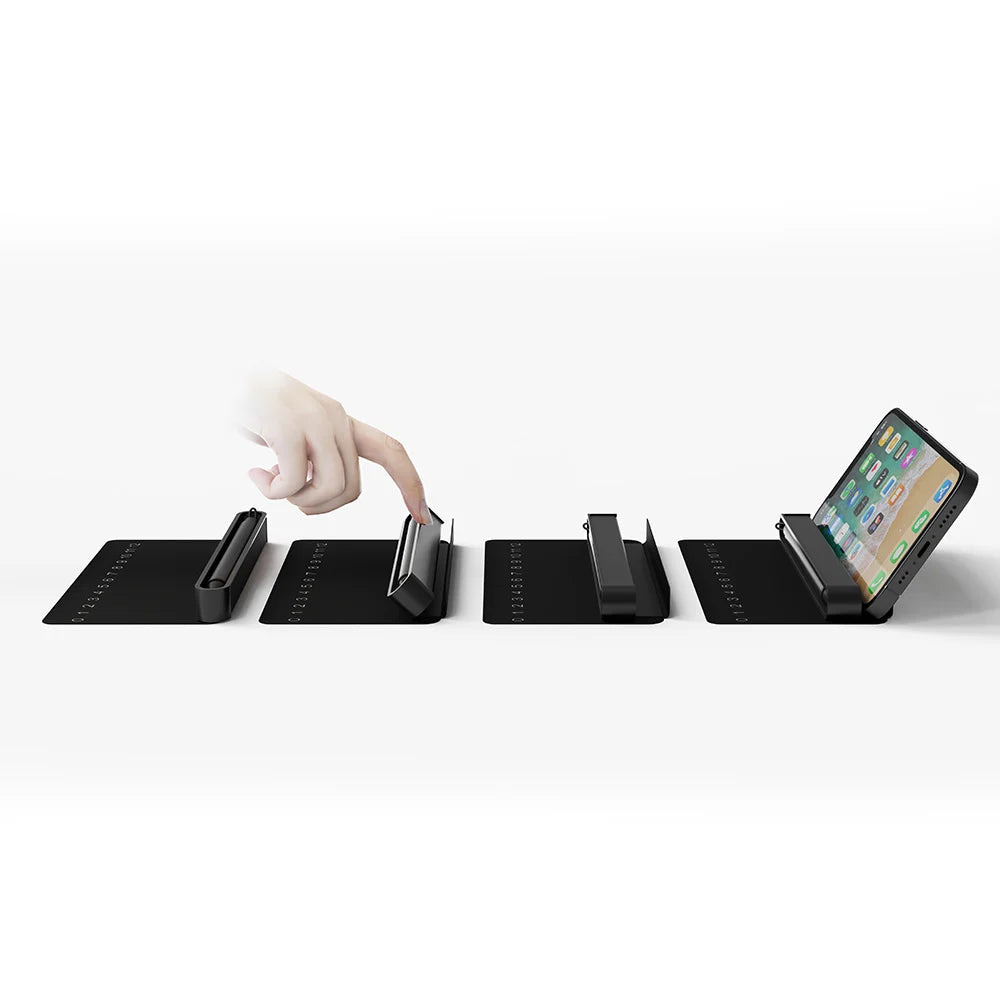 A5 Recycled 96 Sheets Notebook with Magnetic Phone Stand & Ruler