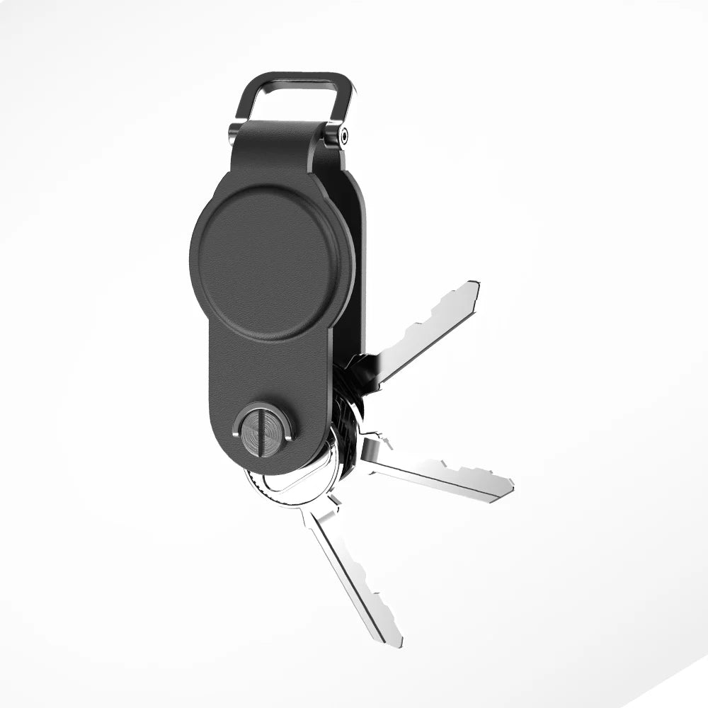 Recycled PU Key Organizer with Dual Findy