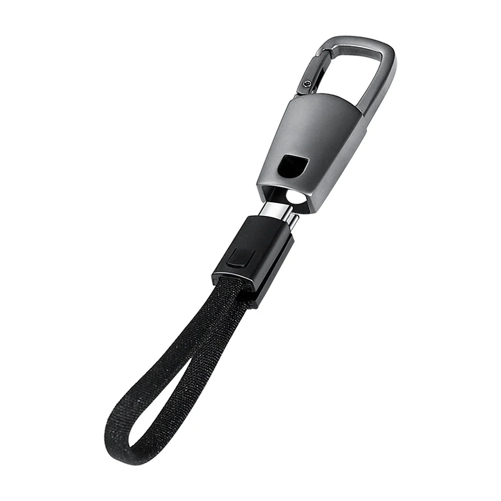 60W Fast Charging USB C to C Cable with Keychain