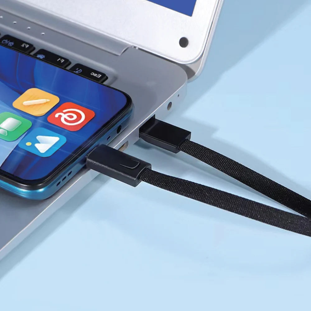 60W Fast Charging USB C to C Cable with Keychain
