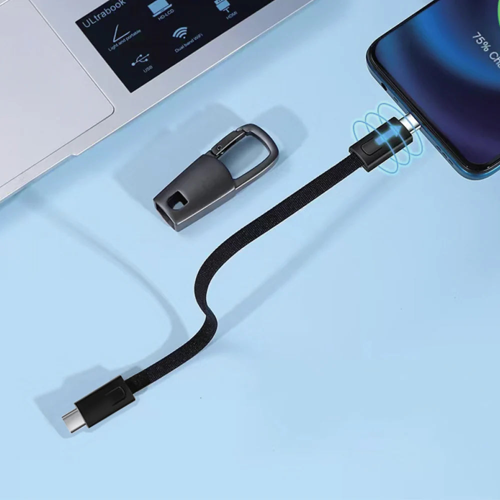 60W Fast Charging Zinc Alloy USB-C to USB-C Cable