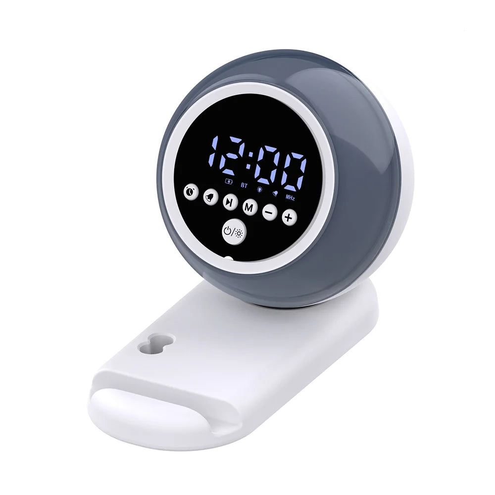 Multifunctional Bluetooth Speaker, Alarm Clock and Phone Stand