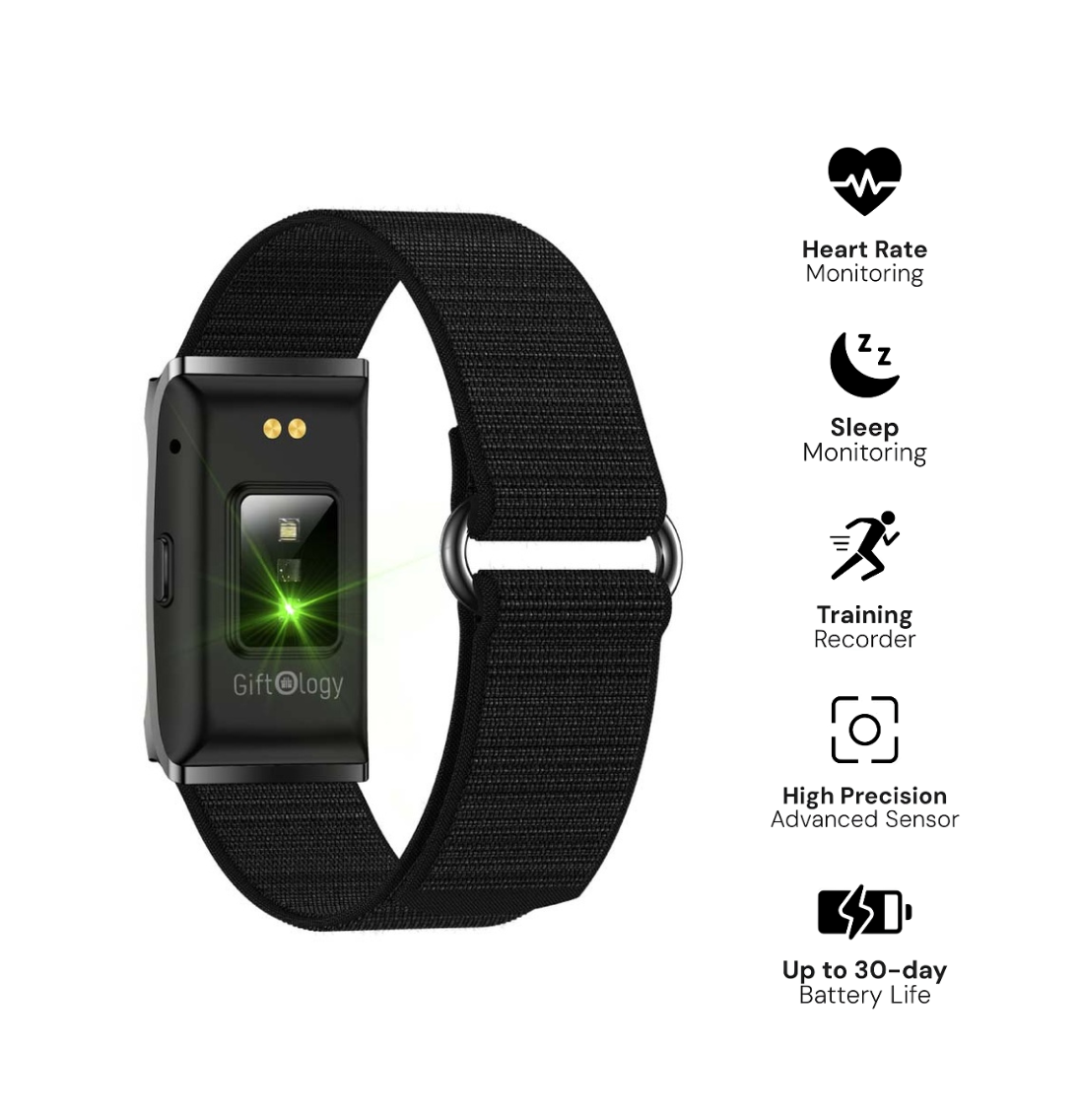 Giftology Screenless Health & Fitness Band by Giftology