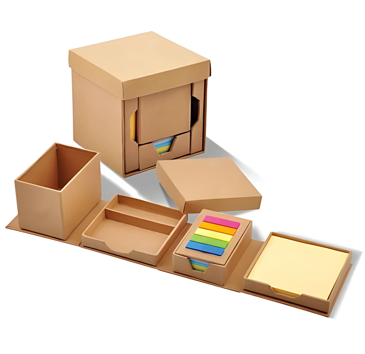 Folding Cube Desk Holder