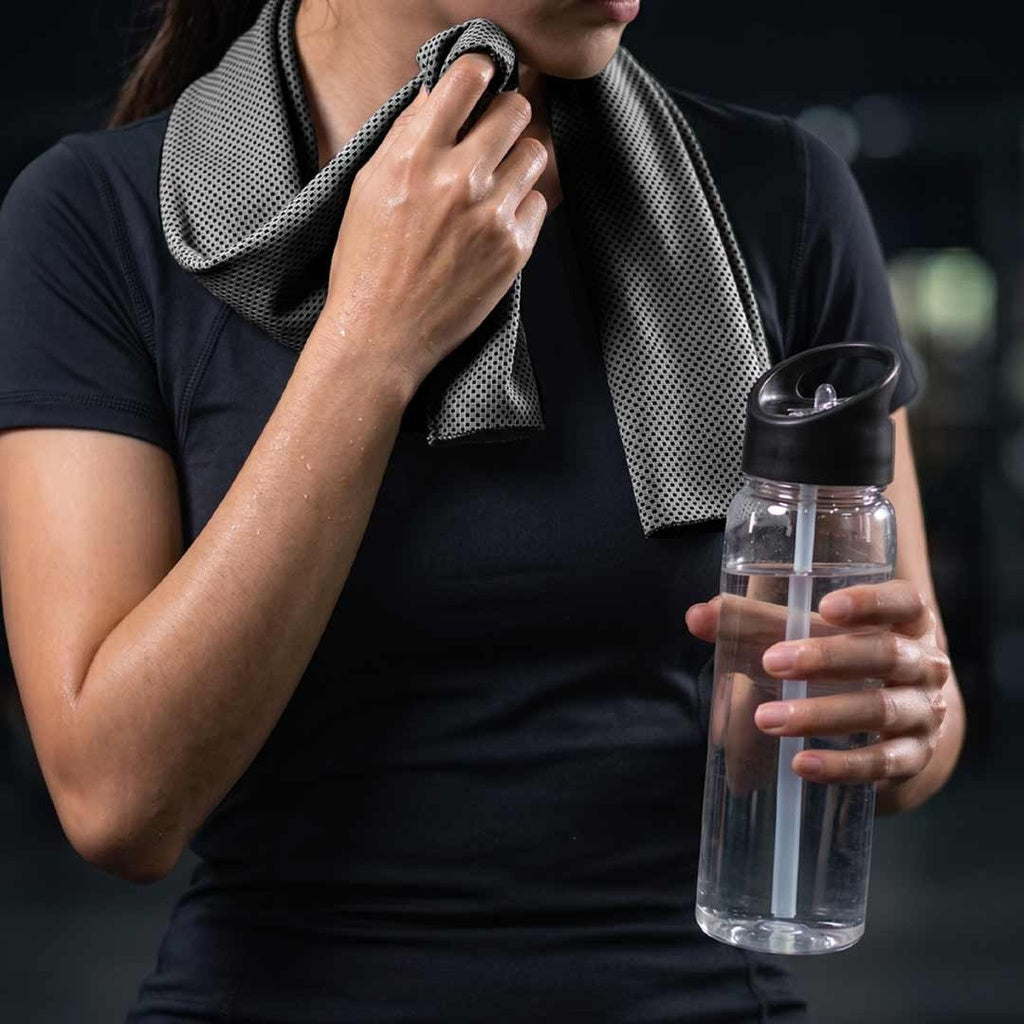 WELLZ RPET Cooling Towel in RPET Bottle 800 ml by Giftology